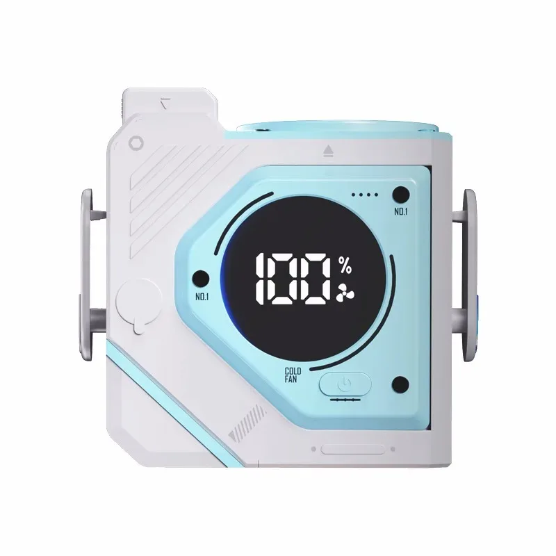 Наружный вентилятор с креплением на талии со сменным аккумулятором неограниченное время работы от батареи шею многофункциональный внешний аккумулятор