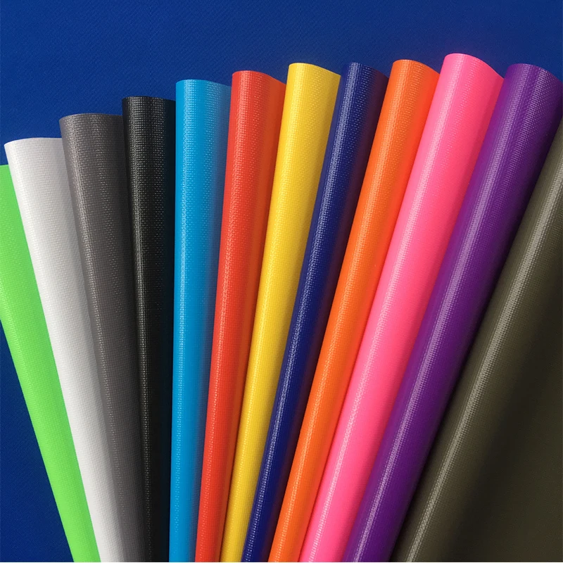 Plato Hot Sale PVC Coated Waterproof Vinyl Tent Tarpaulin 1000*1000 D For Car Truck Cover Fabric Roll