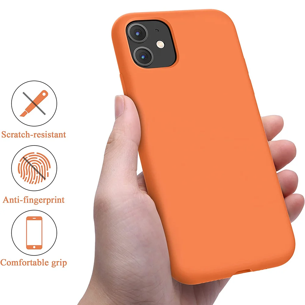 In Stock Silicone Cover Phone Case for iPhone 11 12 13 14 Pro Max Cases