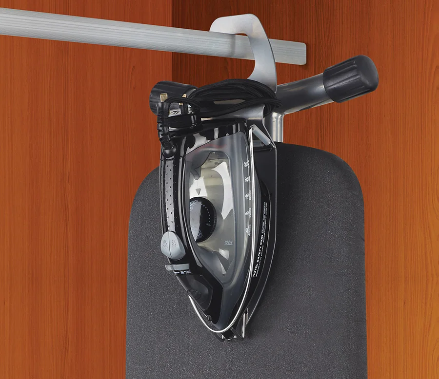 Freestanding Hotel household Room Ironing Board Set with Electric Iron and Ironing holder