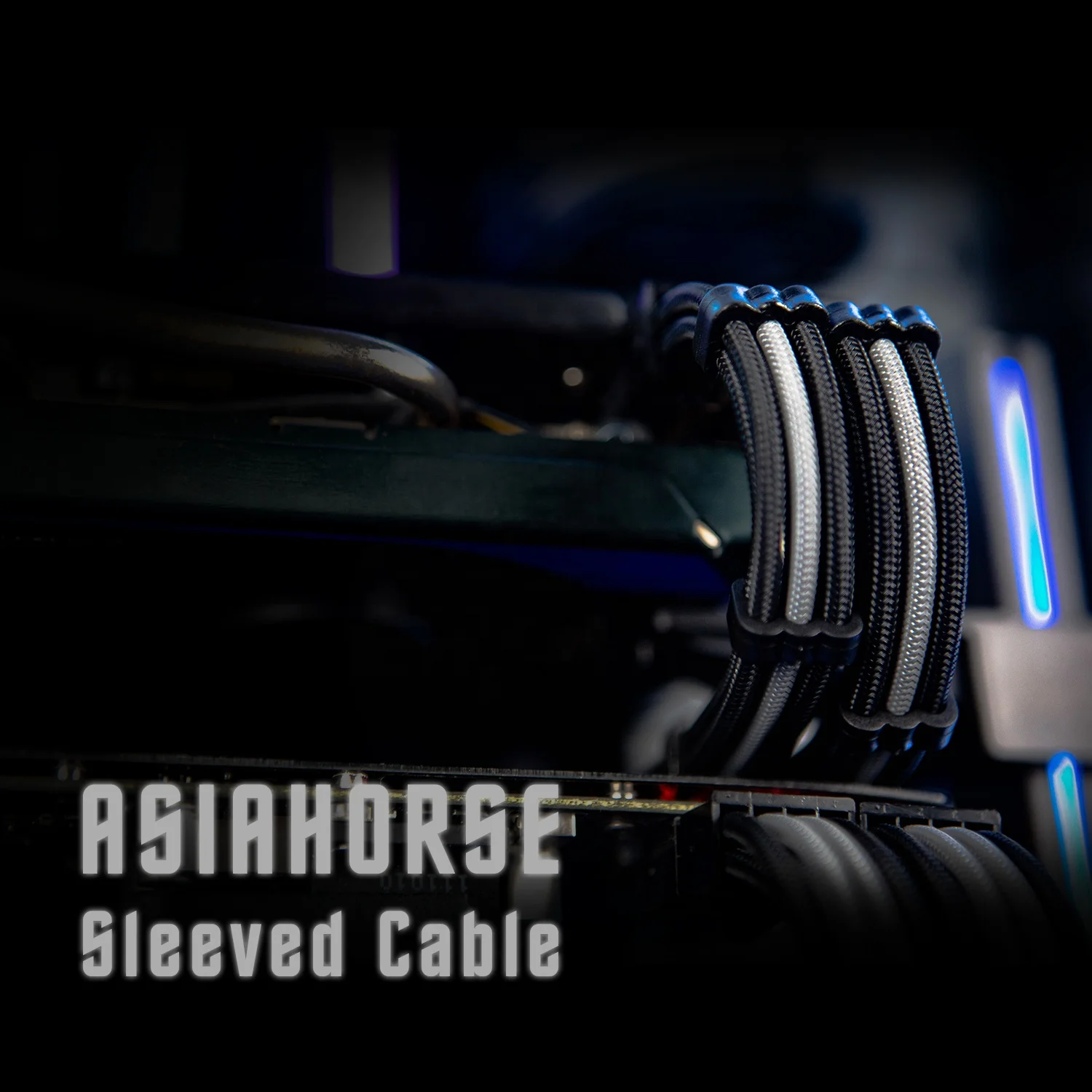 Asiahorse настройки мод рукав Удлинитель силовой кабель питания комплект 18AWG блок ATX/EPS/8-pin PCI-E/6-pin