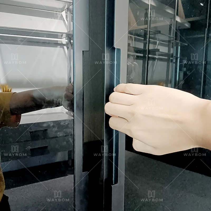 Wall Mounted Cabinet Strong And Durable. Wardrobe With 3 Doors Aluminium English Style Door 3D