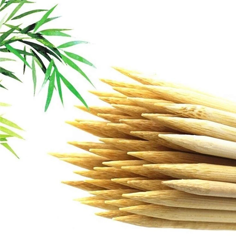 Hot Selling Cheap Custom Bbq Garden Bamboo Sticks Round