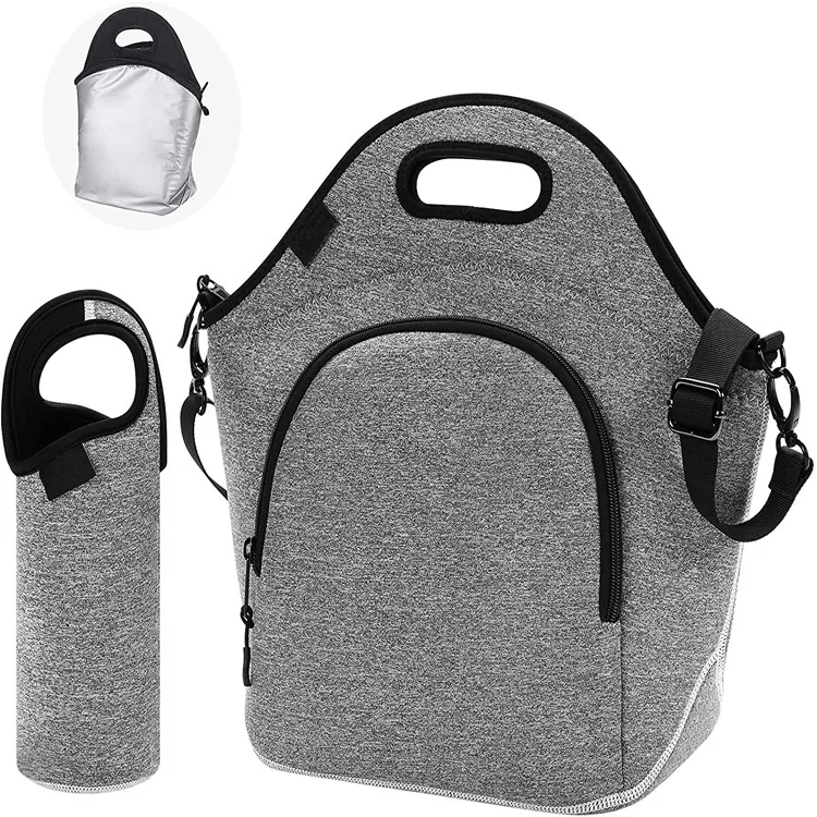 High quality insulated waterproof lunch picnic bag neoprene lunch bag for kids in school