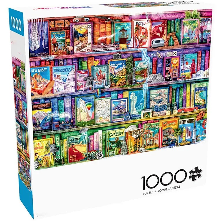 Cardboard Kids Children Educational Games Toys 1000 Piece Jigsaw Puzzle