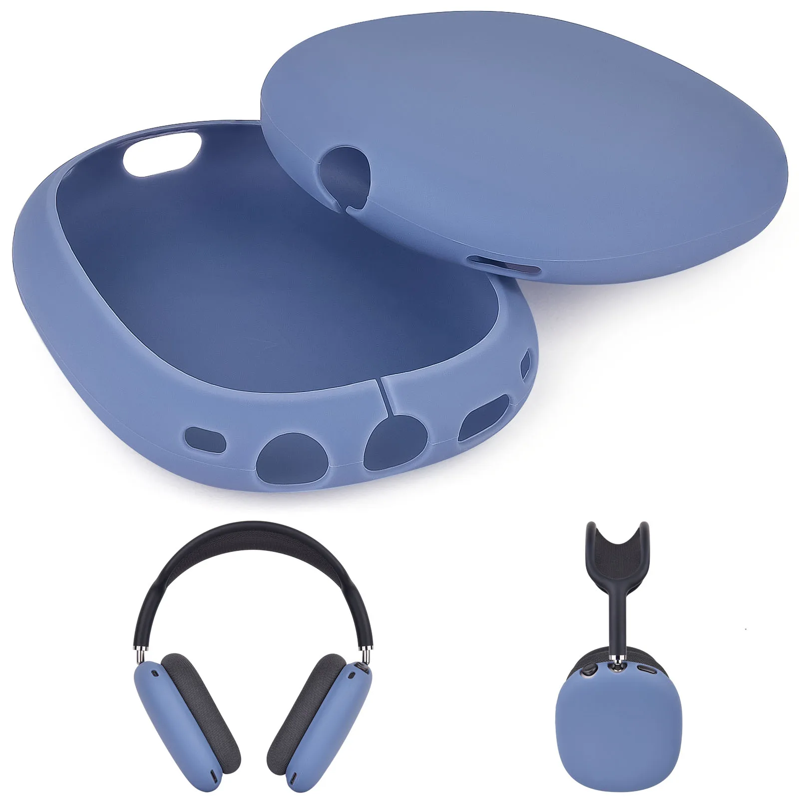 New Wholesale Shockproof Anti-scratch Slim Soft Cover Silicone Headphone Bag Cover Case for Airpods Max Case