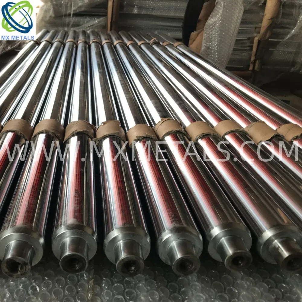 High quality CK45 40Cr Hard Chrome Plated Piston Rod quenched chrome piston rod For Hydraulic Cylinder