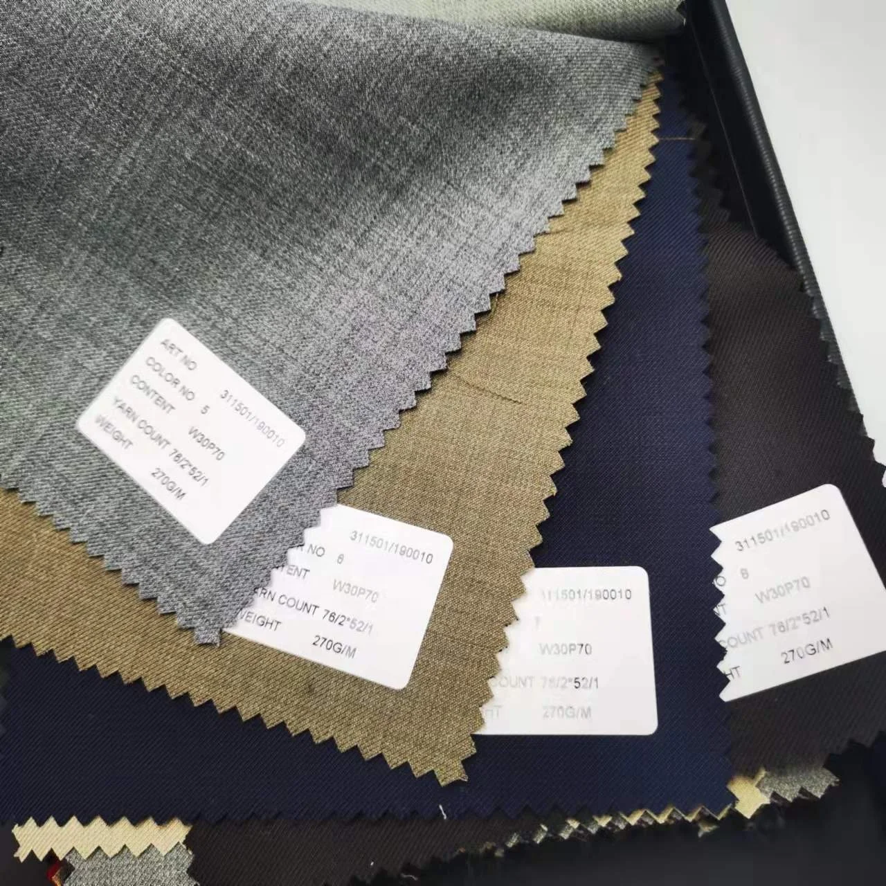 ready to ship beautiful colors  30% merino wool worsted wool suiting fabric serge wholesale