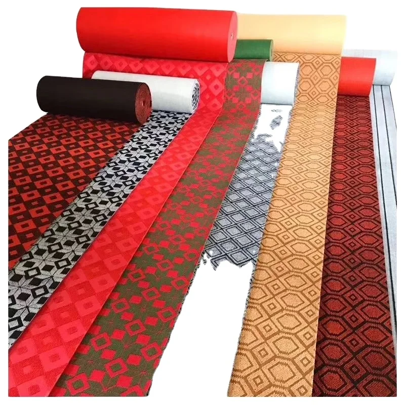 100% Polyester Plain Exhibition Disposable Carpet