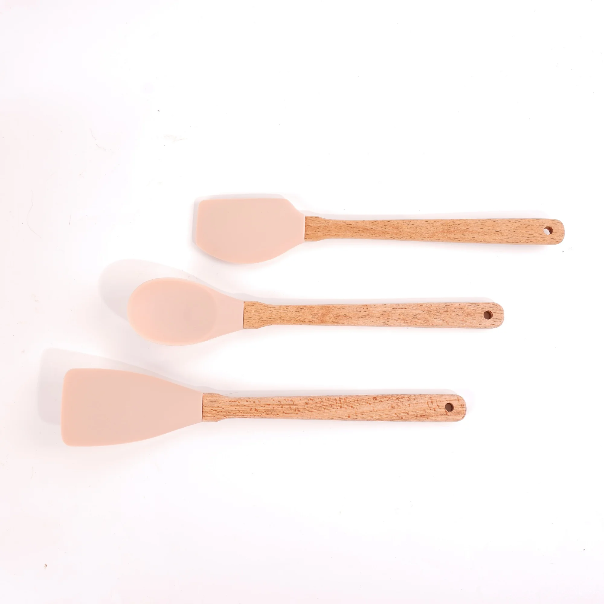 
Non-stick Cookware accessories wooden handle silicone kitchen utensils kitchenware set 