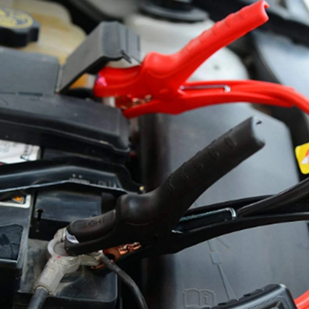 
CE Auto Emergency Tool 6GAUGE 12FEET Car Plastic Battery 400A Booster Jumper Cables with LED Light 