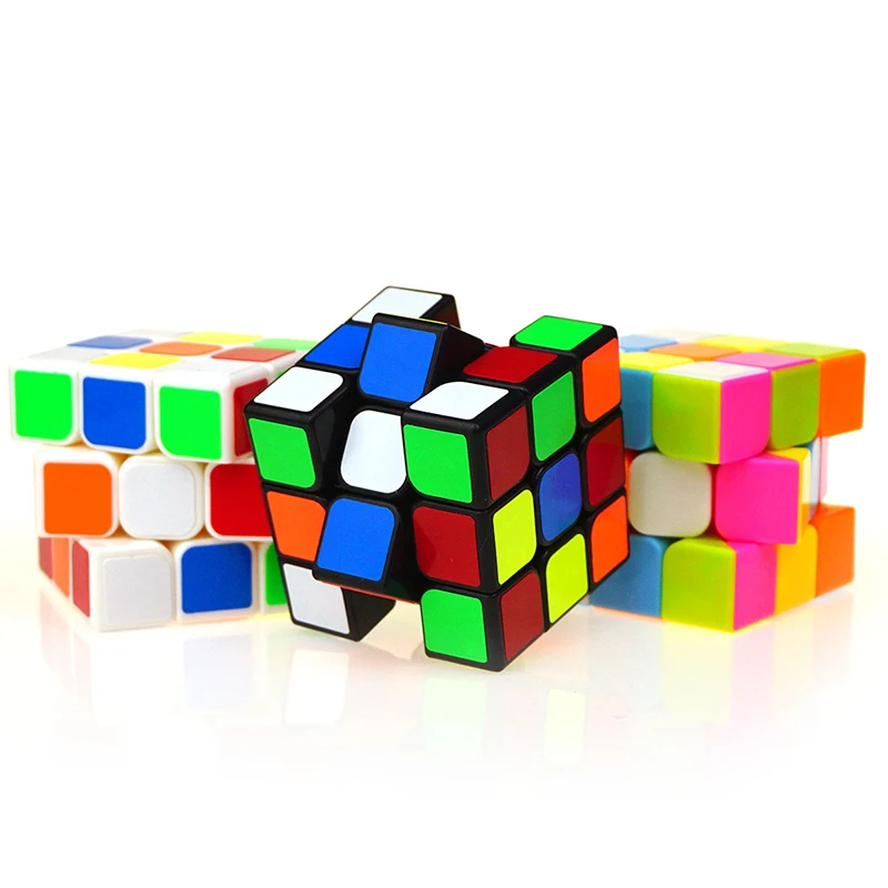 3x3x3 Speed Puzzle Magic Cube Carbon Fiber Sticker Cubo Magico Mini Educational Toy for Kids Training Adults Anti-Stress Gift