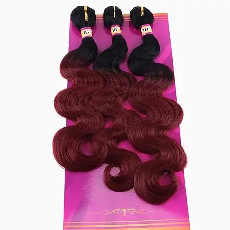 Top Quality Remy Hair Ombre Color 99J Wine Red Body Wave Bundles 100% Vietnam Human Hair Extensions With The Best Quality