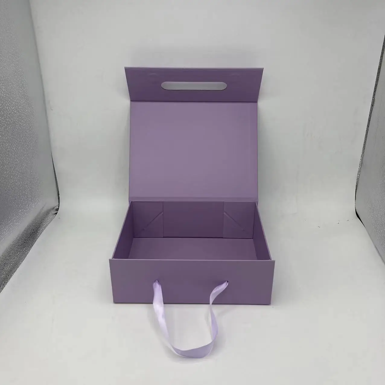 Reasonable price boxes personalised baby clothing sets gift purple cardboard clothing paper boxes packaging