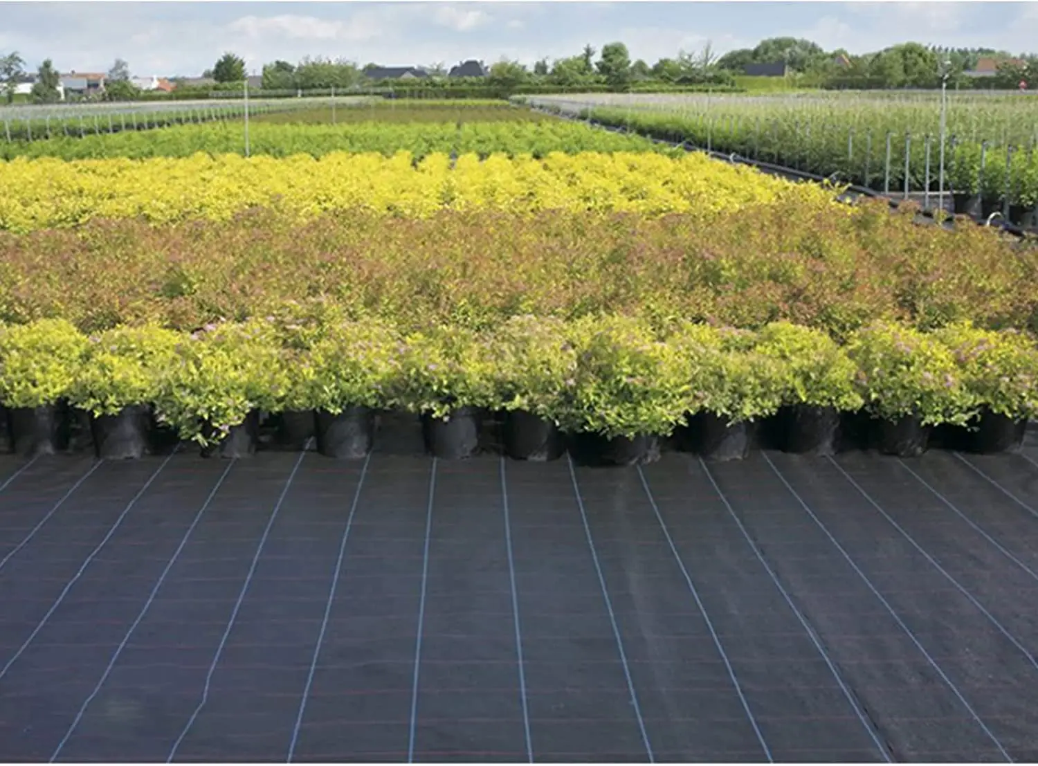 Agricultural Weed Barrier Mat Landscape Fabric Garden Fabric Ground Cover Weed Control Mat Outdoor Weed Mat Garden Lawn Fabric