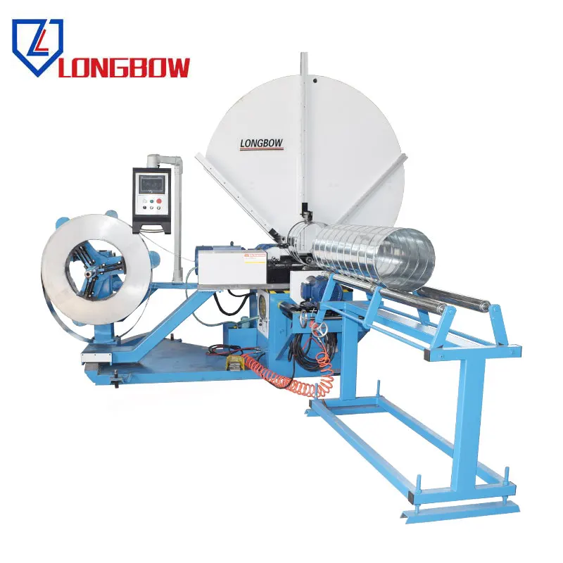 HVAC Air Duct spiral welded spiral tube machine pipe making machine for sale