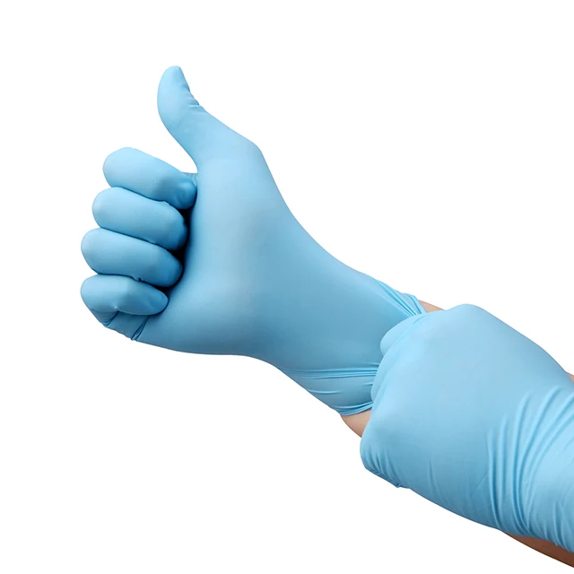 Nitrile Hand Gloves Nitrile Gloves Powder free nitrile gloves in box Purple Blue Black White