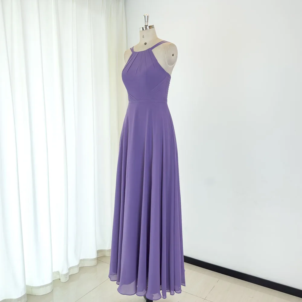 Очаровательные фиолетовые платья подружки невесты