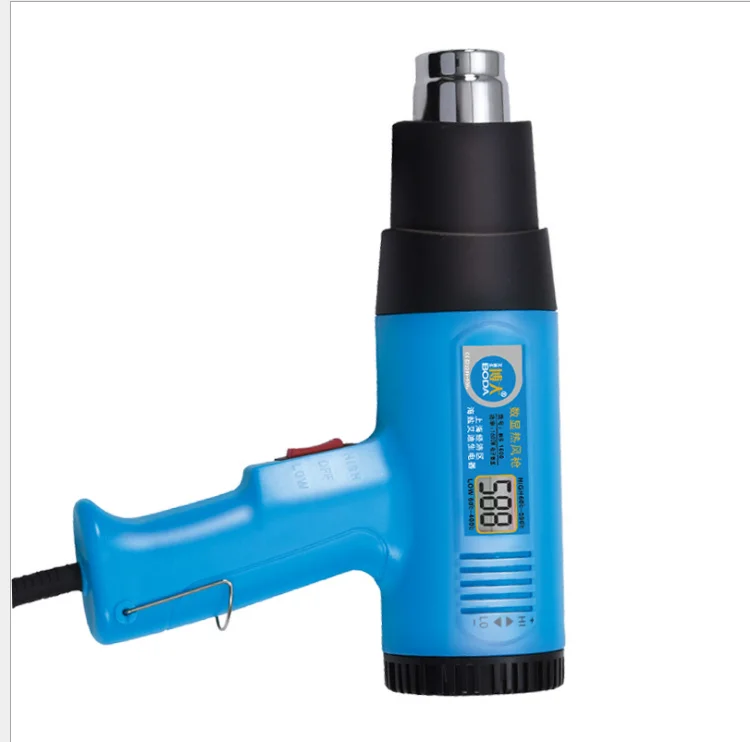 2000W High performance hot air gundigital display temperature control model heat gun