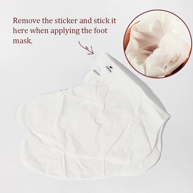 Wholesale Korea Callus Removal Foot Peel Mask Socks Moisturizing Pedicure Exfoliating Peeling Foot Mask With Goat Milk