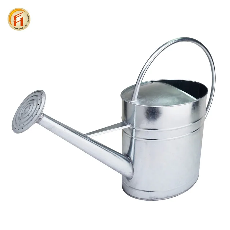 
European style Vintage Galvanized Countryside Flowers Watering Can 
