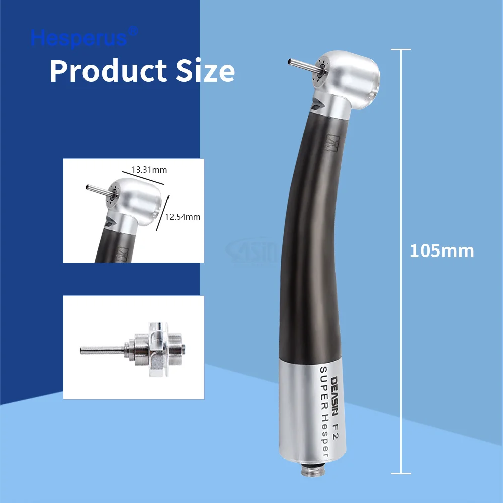 HESPERUS Dental equipment Ceramic Bearing Optic Fiber Quick Connector for N*k High Speed Led Dental Handpiece