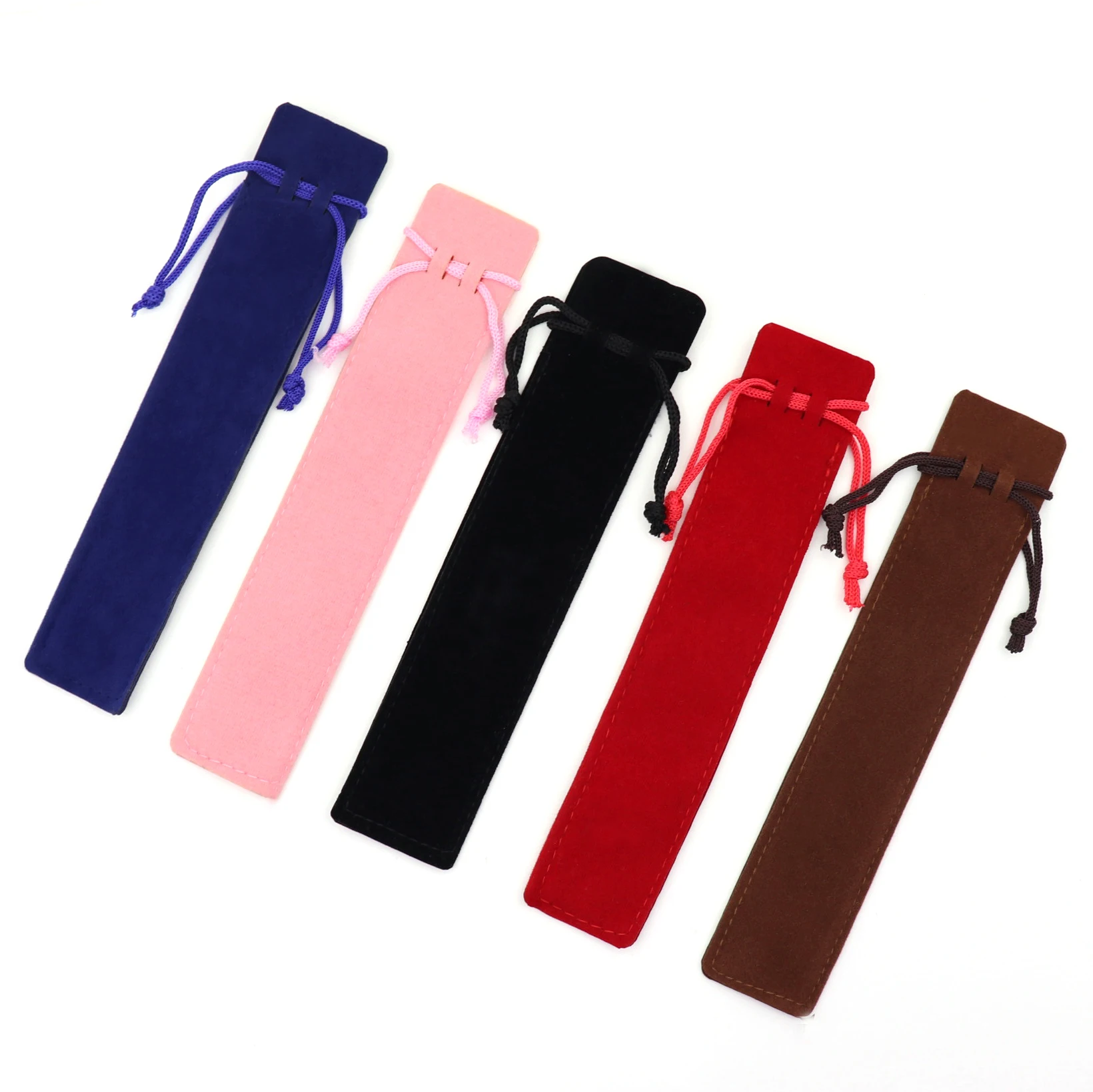 
Cheap Office Single Pen Bag Velvet Pen Pouch Pencil Case Sleeve Holder / Pencil Bag Pen Case 