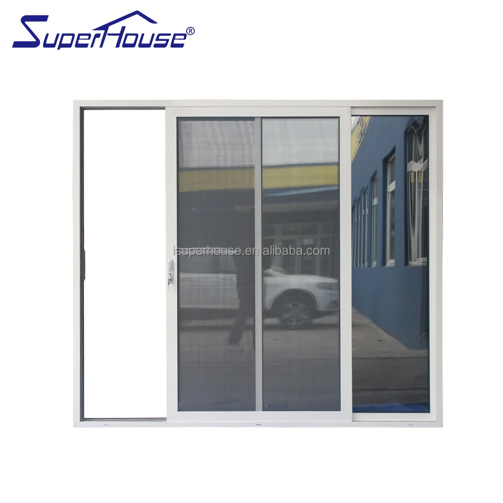 Superhouse Manufacturer AS 2047 Australian Standard Glass Doors Soundproof Aluminum Patio Sliding Door For Balcony