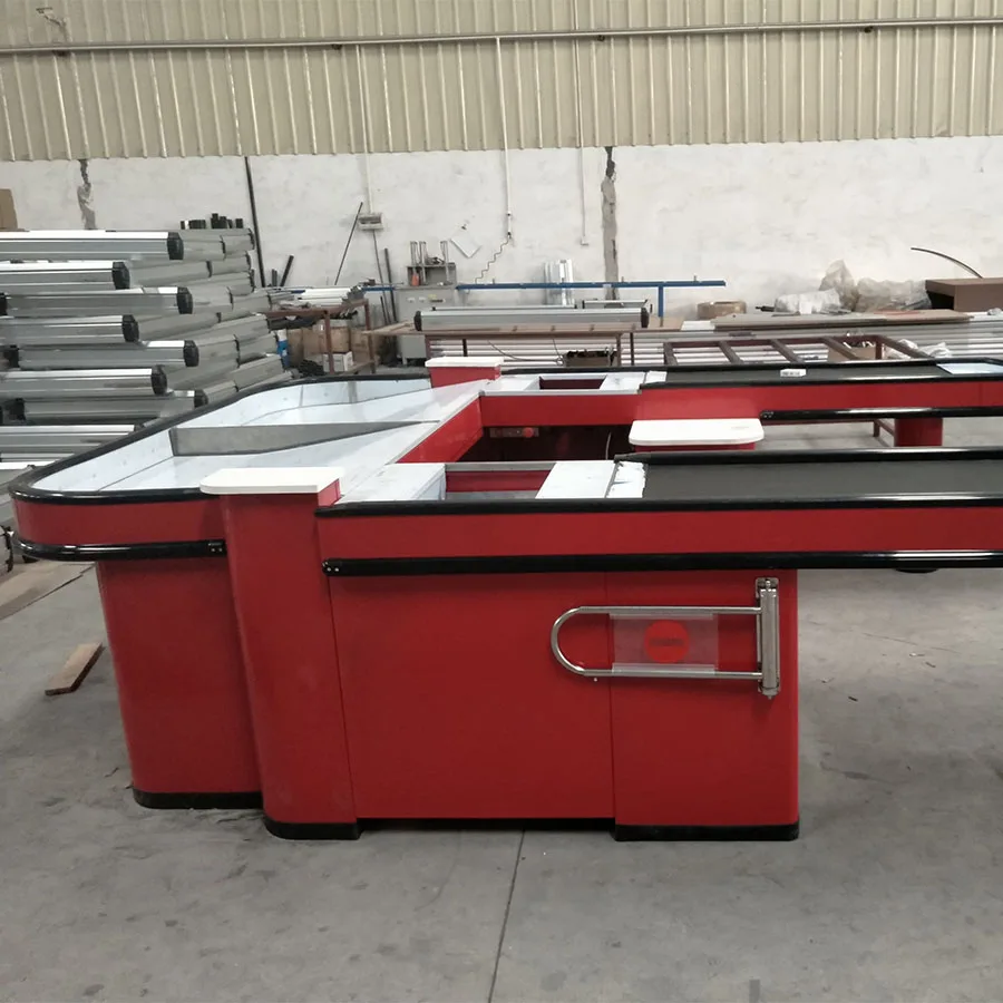 Checkout Counter Cashier Table For Convenience Store, Retail Shop Checkout Counter