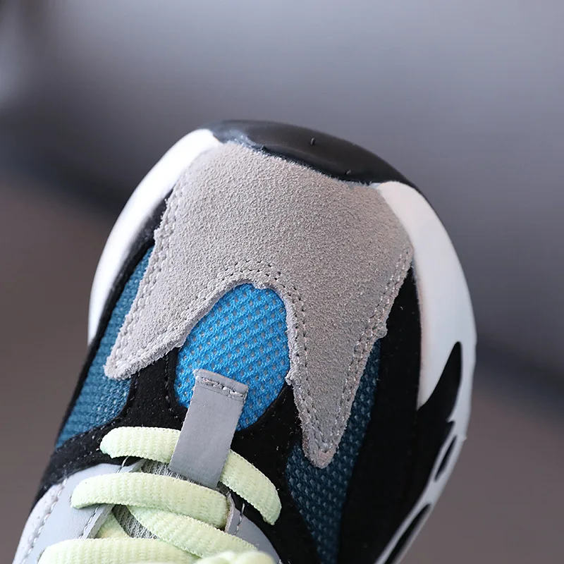 
2021 Children Fashion Sneakers Lace-Up Toddler Little Big Kids Casual Sports Walking Trainers Boys Girls Designer Brand Shoes 