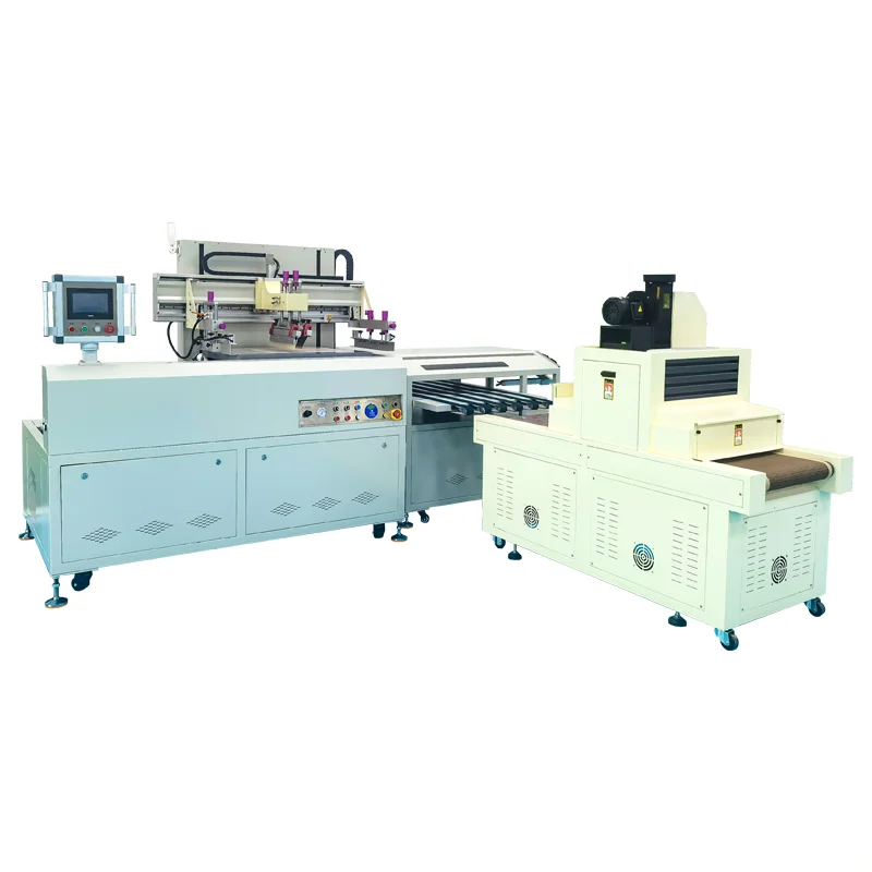 automatic sheet screen printing machine plastic PET PVC Sheet maquinas serigraficas positive negative film printing machine