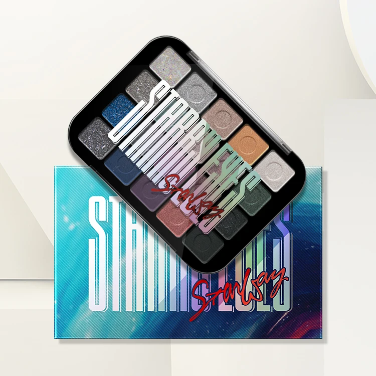 Fashion 20 color shinning eyeshadow cosmetic with factory price eyeshadow palette