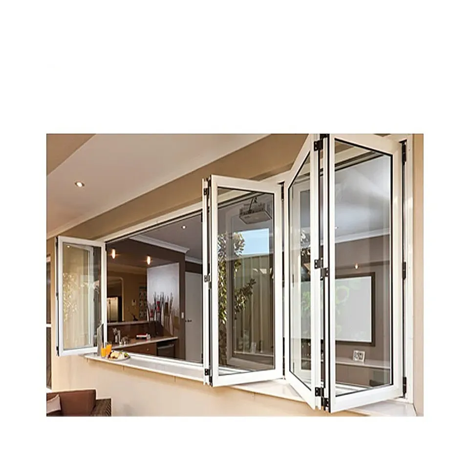 Aluminum Window Frame With Roller Shutter