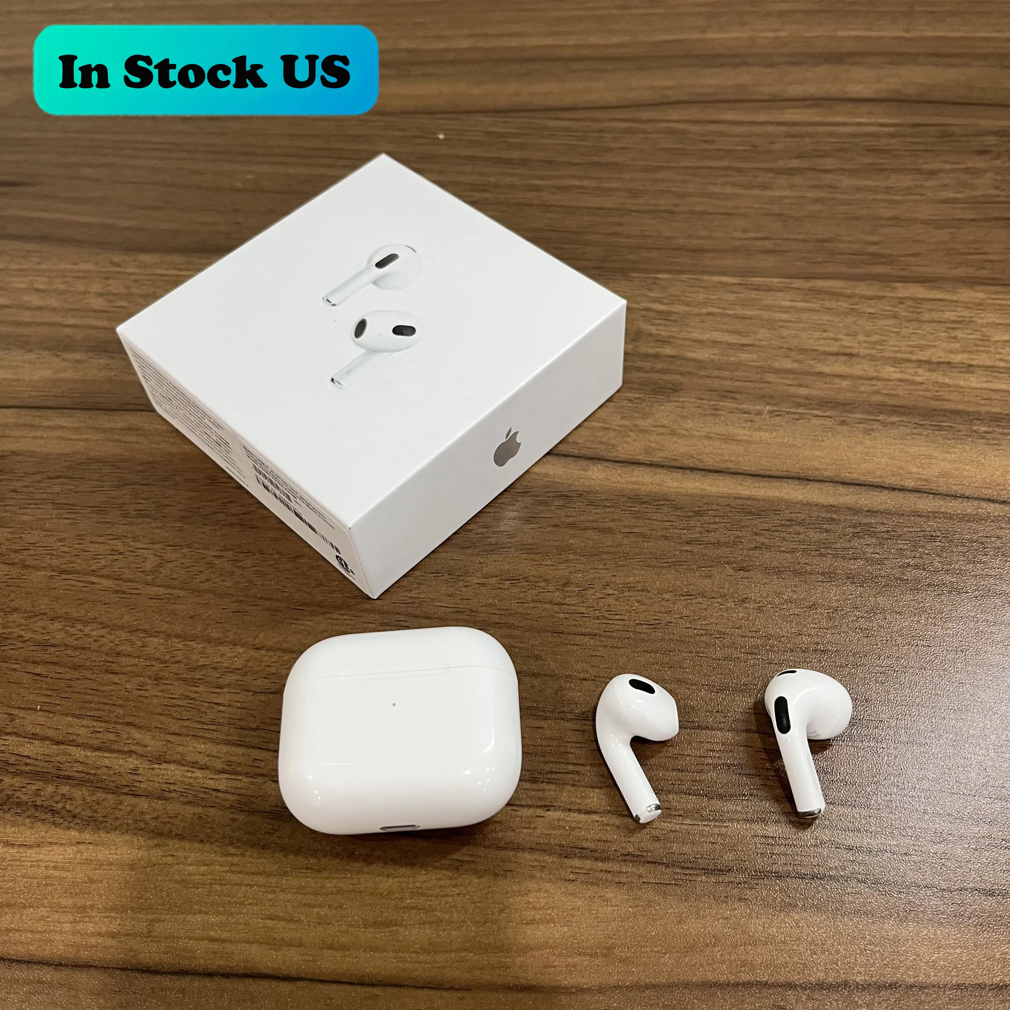 US Warehouse Original Logo Strong Bass Lux Clone Airoha Air 3 Gen 2 3 Pro TWS ANC Wireless Earbuds Airpodes Pro
