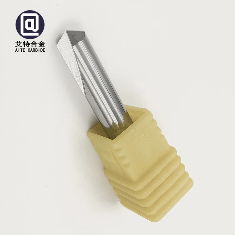Tungsten Steel Single-Edge Spiral CNC Cutting Knife End Mill for Acrylic & PVC and Lathe Machine Carbide Milling Cutter
