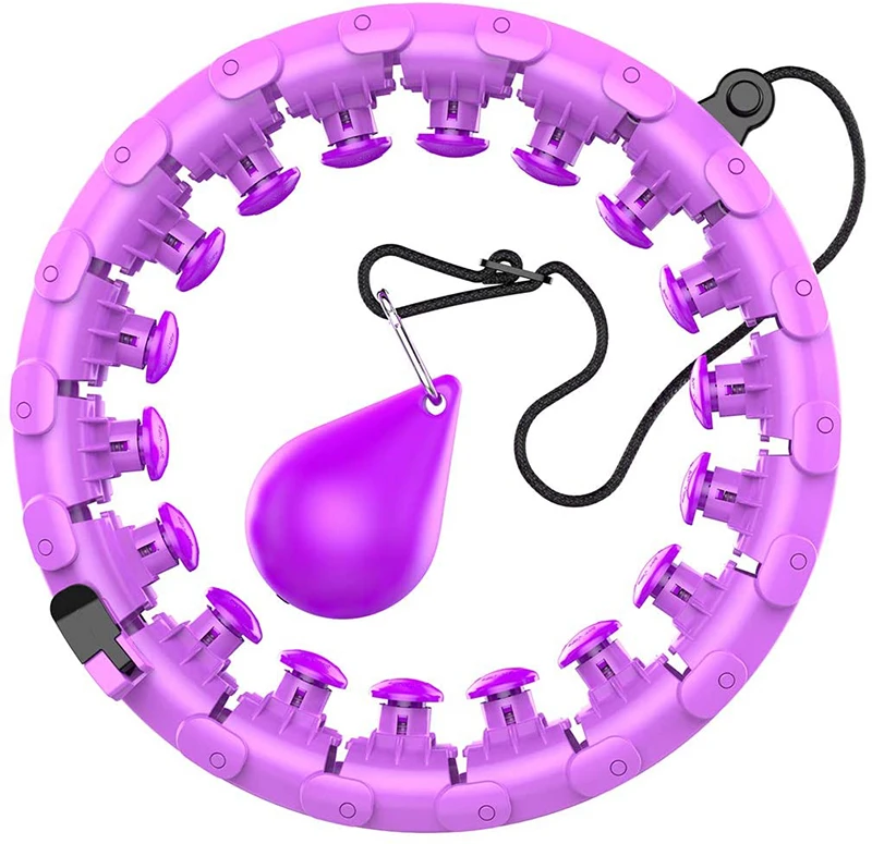 Домашнее фитнес-оборудование hula обручи новый дизайн съемное кольцо hula с мячом для упражнений не будет падать интеллектуальная петля hula