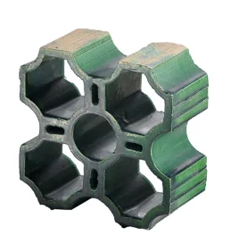 Traditional flower glazing block ceramic hollow brick