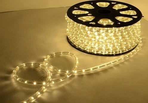 LED round 2 wires 3 wires rope light Holiday Outdoor Decoration Connectable led motif rope light