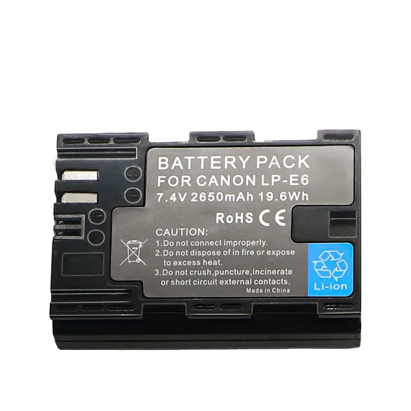LP-E6 LP E6 Battery for Canon EOS 60D 70D 6D 7D 7D2 5D2 5D3 5DS 5DSR 60Da 5D Mark II III IV 80D R DSLR Cameras