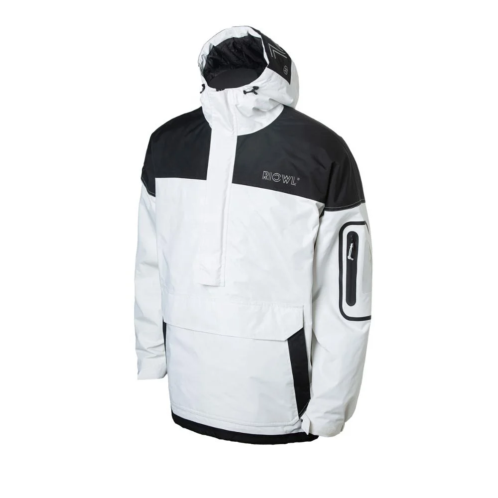 Men Pullover hooded Windbreaker Windproof Waterproof Outdoor Jacket Color Blocked Sportswear Windcoat Sailing Jacket