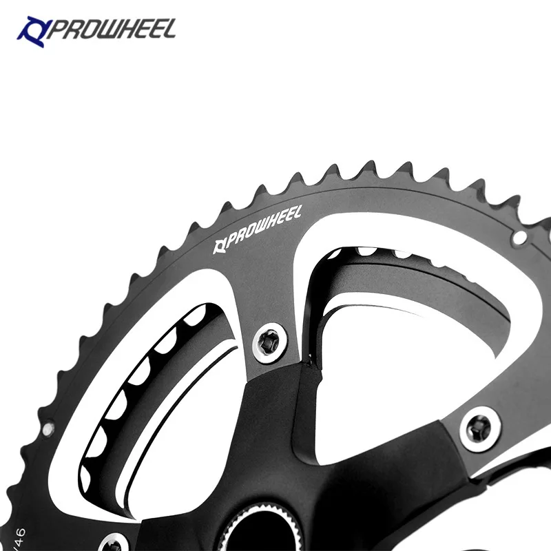 Запчасти для велосипедов Prowheel haomeng 721 брелка складного автомобильного коленчатого 10 скоростей велосипедный зубчатый диск полый интегрированный 4656t doublebicycle Кривошип и
