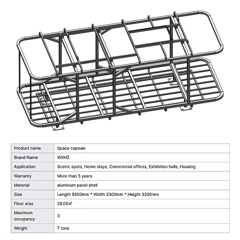 Portable Mini Cabin House Outdoor Living Space for Camping and Hiking Modern Design with Windows White Natural