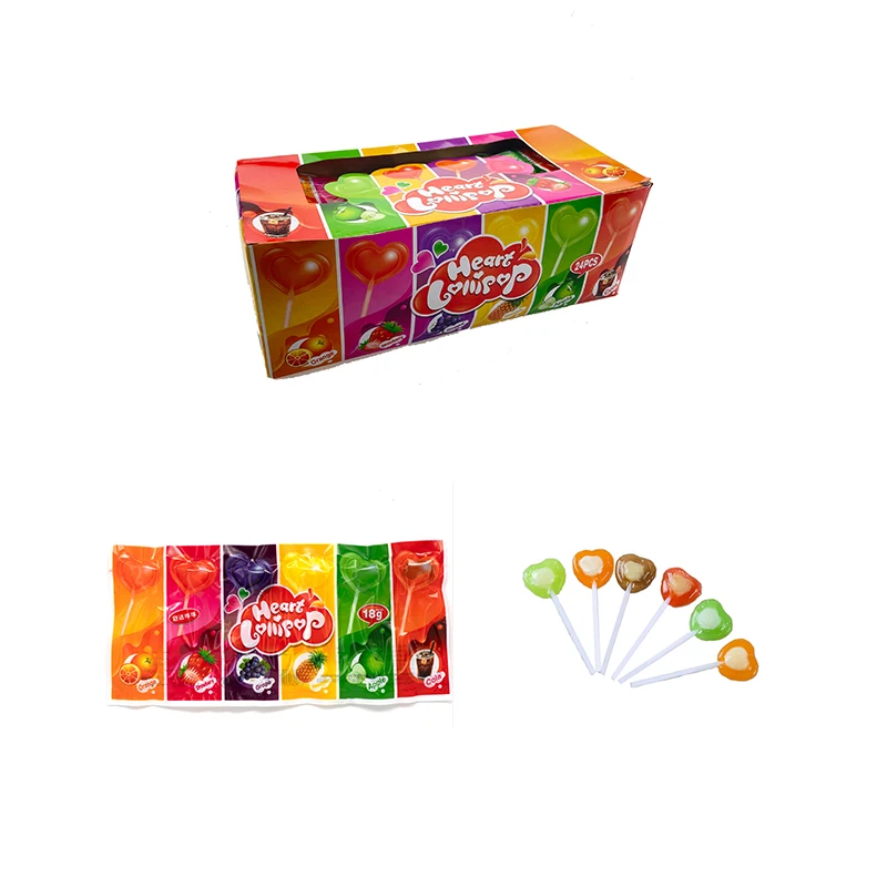 
Rainbow lollipop custom food candy gifts promotional lollipop candy Cute round colorful fruit flavor hard lollipop 