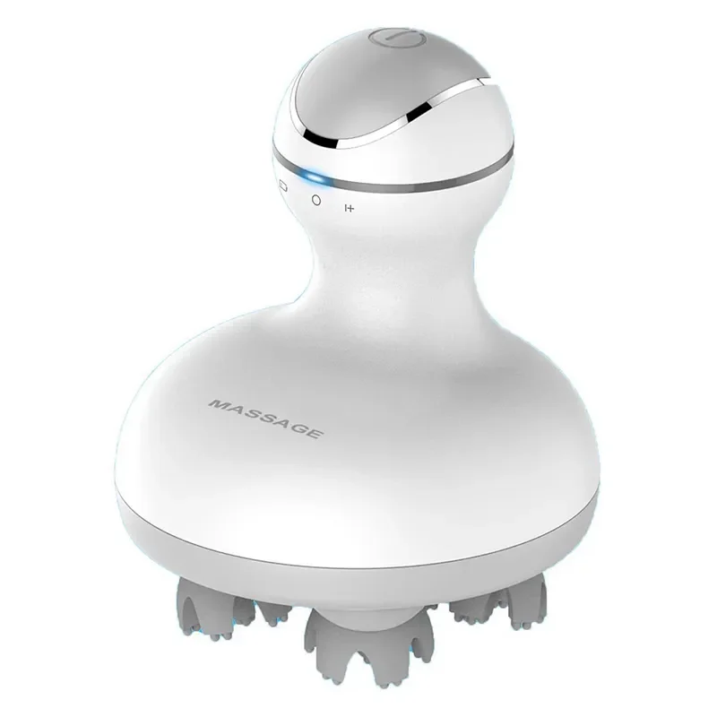 Smart Massage 4 Kneading Vibrating Full Body Electric Head Massager Hand Held 3D Hair Head Massager Scalp instrument