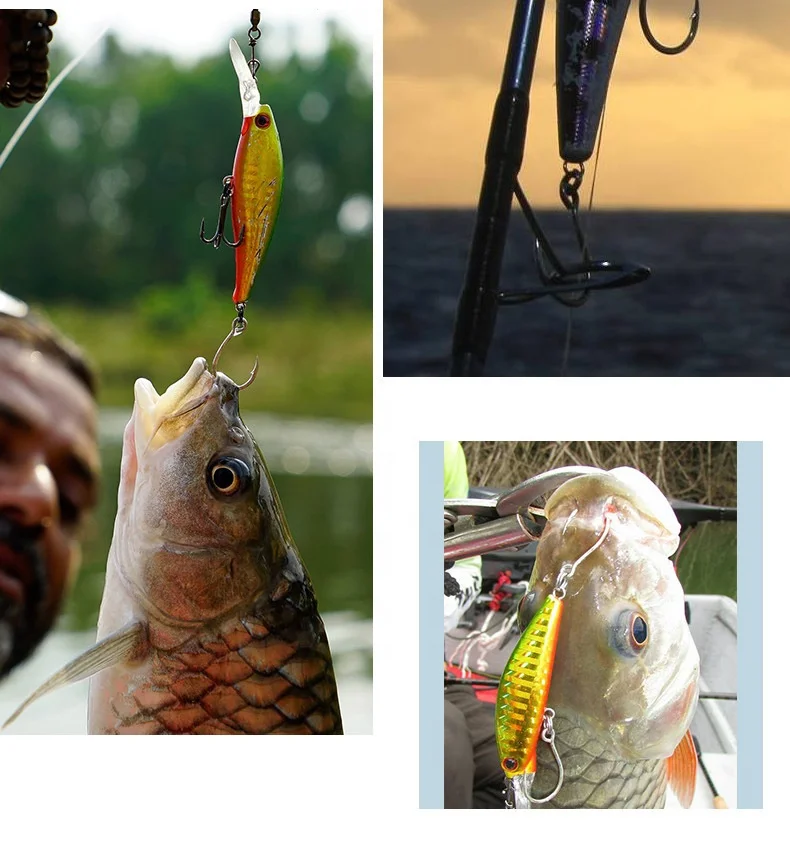 FUNADAIKO high carbon steel stainless saltwater fishing octopus strong circle hooks