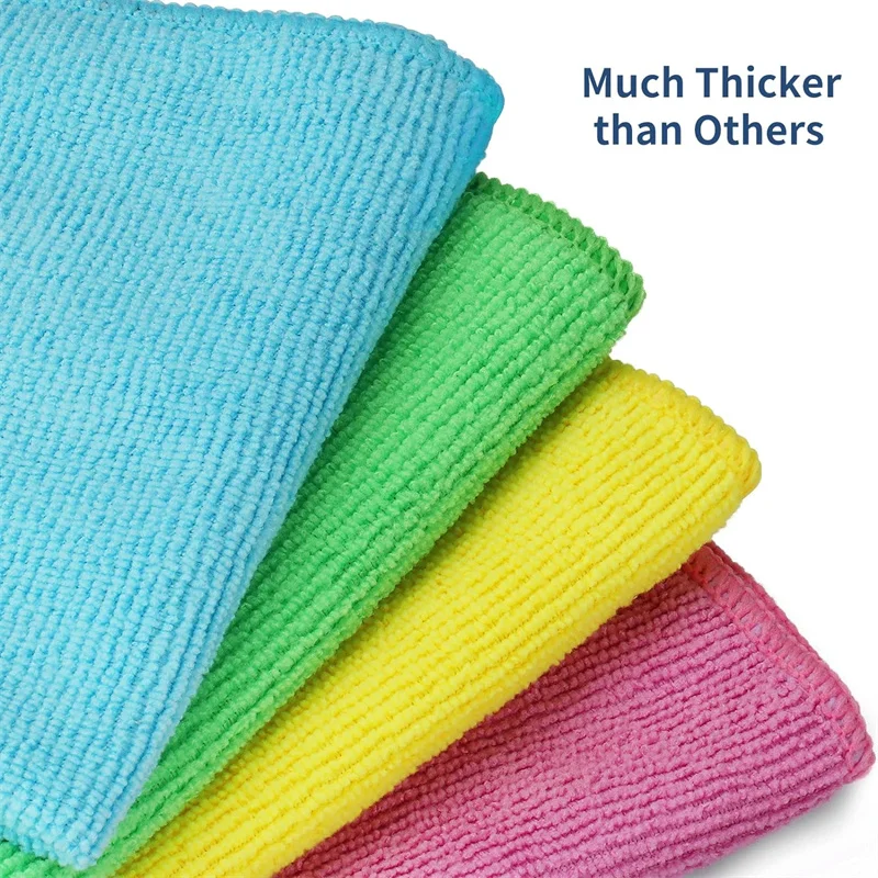 Wholesale Microfibre Colorful 200gsm 300gsm 30x30cm Drying Detailing Absorbent Soft Cleaning Cloth Towel for Car and Kitchen