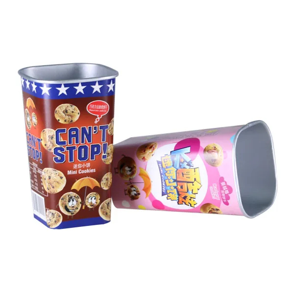 
20oz Eco-friendly Single Wall Custom Printed Square Aluminium Foil Coated Paper Cup for Snack Cereal 