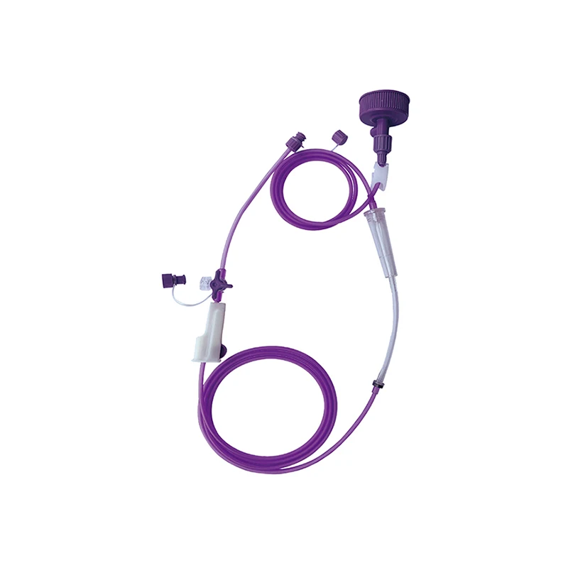 Factory Price Medical Quality Body Safe Disposable Gastrostomy Tube Silicone Feeding Tubes IV Set