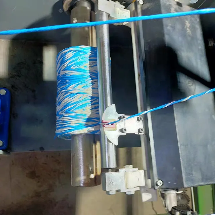 PP raffia binding rope twisting and winding machine