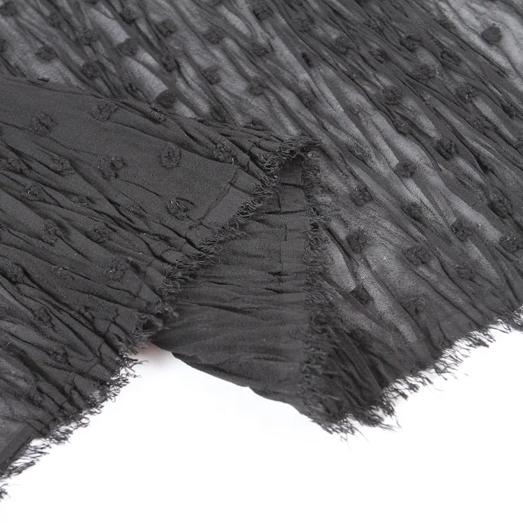 
Best price high quality 100% polyester very soft tassel pleated tulle fabric 